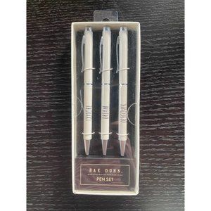 Rae Dunn Set of 3 Ink Pens in Box